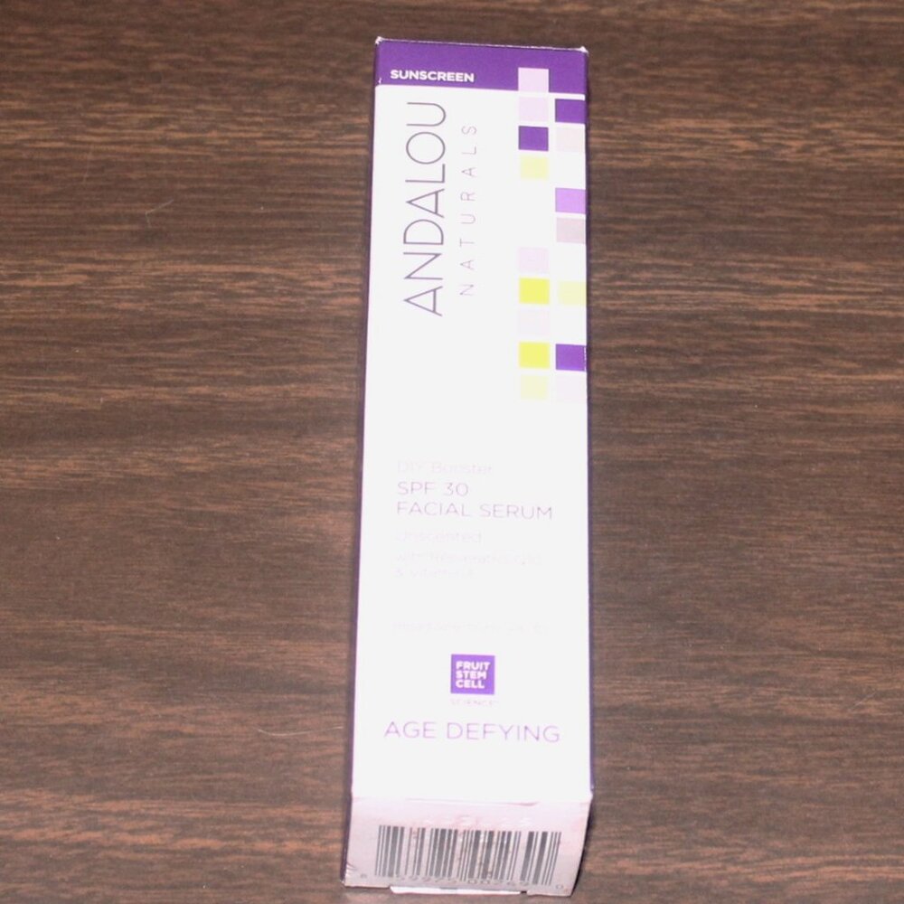 NIB Age Defying Andalou Naturals DIY Booster SPF 30 Facial Serum - Picture 5 of 9